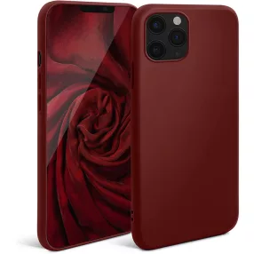   iPhone 11 Pro szilikon tok, hátlaptok, telefon tok, matt, bordó