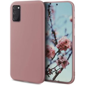   Samsung Galaxy S20 Plus / S20 Plus 5G ( S20+) szilikon tok, hátlaptok, telefon tok, matt, púder rózsaszín