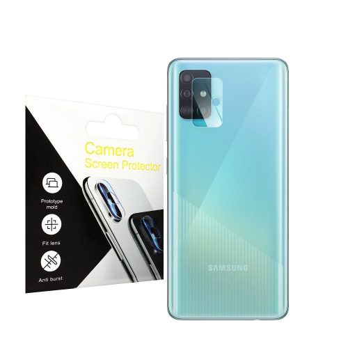 Samsung Galaxy A51 üvegfólia, tempered glass, edzett, lencsevédő, kamera védő