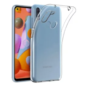   Samsung Galaxy A11 szilikon tok, hátlaptok, telefon tok, vékony, átlátszó, 1mm