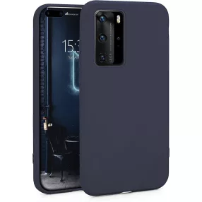   Huawei P40 Pro szilikon tok, hátlaptok, telefon tok, matt, kék