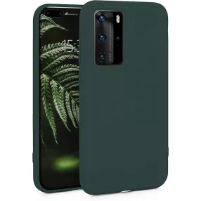   Huawei P40 Pro szilikon tok, hátlaptok, telefon tok, matt, zöld