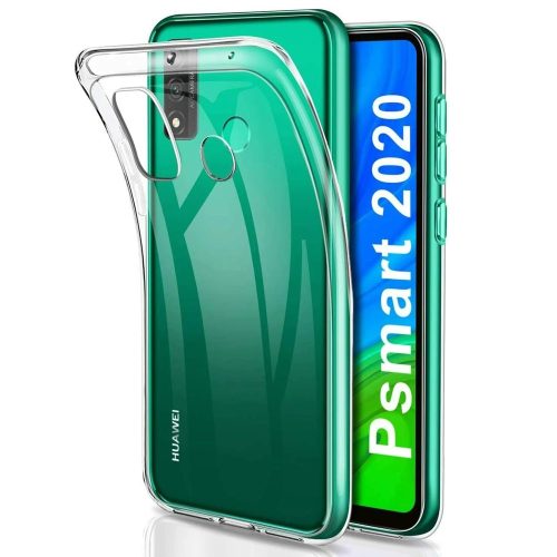 Huawei P Smart 2020 szilikon tok, hátlaptok, telefon tok, vékony, átlátszó, 1mm