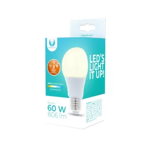   LED izzó E27 / A60, 10W, 3000K, 806lm, meleg fehér fény, E27 foglalattal, Forever Light