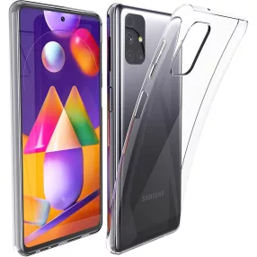   Samsung Galaxy M31s szilikon tok, hátlaptok, telefon tok, vékony, átlátszó, 1mm