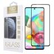 Samsung Galaxy M31s üvegfólia, tempered glass, előlapi, 10D, edzett, hajlított, fekete kerettel