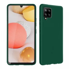   Samsung Galaxy A42 5G szilikon tok, hátlaptok, telefon tok, matt, zöld