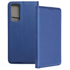   Huawei P Smart 2021 könyvtok, fliptok, telefon tok, mágneszáras, bankkártyatartós, sötétkék