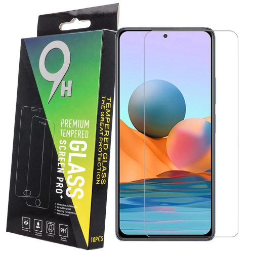 Xiaomi Redmi Note 10 Pro / Poco X3 / X3 NFC / X3 Pro tempered glass, üvegfólia, előlapi, edzett, 10db/csomag