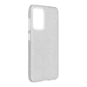   Samsung Galaxy A52 4G/5G / A52s 5G szilikon tok, hátlaptok, telefon tok, csillámos, ezüst, Glitter