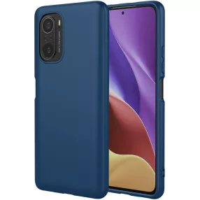   Xiaomi Mi 11i / Redmi K40 / K40 Pro / Poco F3 / F3 Pro szilikon tok, hátlaptok, telefon tok, matt, kék