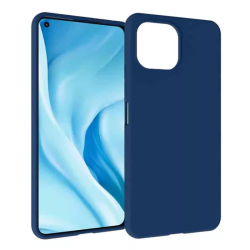 Xiaomi Mi 11 Lite 4G / 5G / 11 Lite 5G NE szilikon tok, hátlaptok, telefon tok, matt, kék