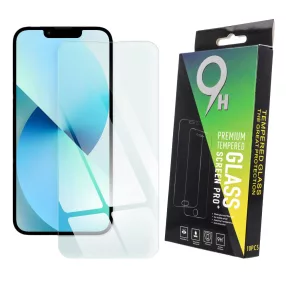   iPhone 13 / 13 Pro / 14 / 16e / 17e tempered glass, üvegfólia, előlapi, edzett, 10db/csomag