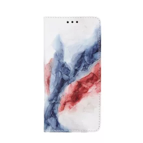   Samsung Galaxy A22 4G könyvtok, fliptok, telefon tok, mágneszáras, bankkártyatartós, márvány mintás, Marble 9