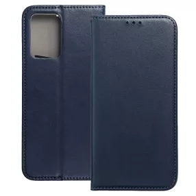   Xiaomi Redmi 10 / Redmi 10 2022 könyvtok, fliptok, telefon tok, mágneszáras, bankkártyatartós, sötétkék, Smart Magnetic