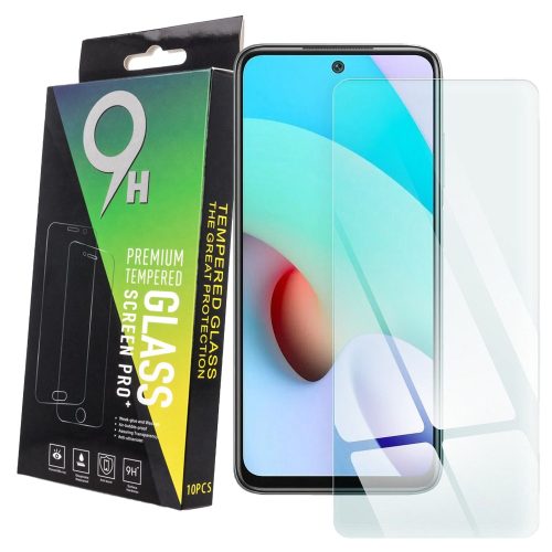 Xiaomi Redmi 10 / Redmi 10 2022 tempered glass, üvegfólia, előlapi, edzett, 10db/csomag