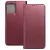 Realme C31 könyvtok, fliptok, telefon tok, mágneszáras, bankkártyatartós, bordó, Smart Magnetic