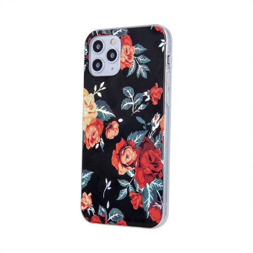 iPhone 11 Pro hátlap tok, védő tok, telefon tok, virág mintás, Ultra Trendy Flowers 1