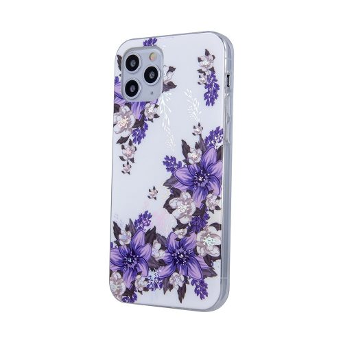 Samsung Galaxy A03s hátlap tok, védő tok, telefon tok, virág mintás, Ultra Trendy Flowers 3