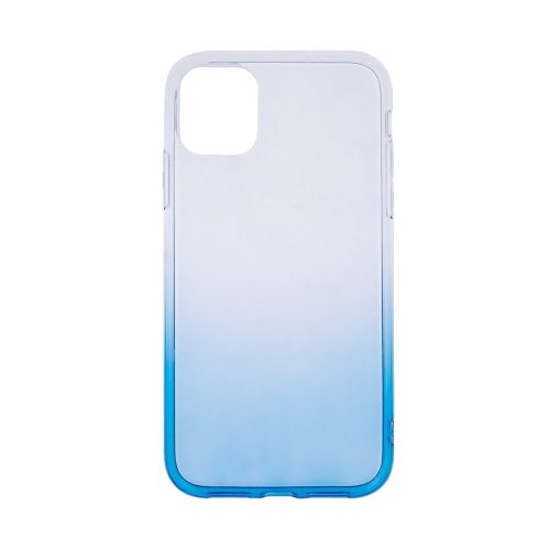 iPhone 12 / 12 Pro szilikon tok, hátlap tok, telefon tok, kék, színátmenetes, Gradient