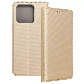   Xiaomi Redmi 10A könyvtok, fliptok, telefon tok, mágneszáras, bankkártyatartós, arany