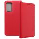 Realme GT Neo 3 5G telefon tok, könyvtok, oldalra nyíló tok, mágnesesen záródó, piros