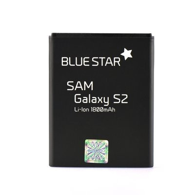 Samsung Galaxy S2 akkumulátor, EB-F1A2GBU kompatibilis, SM-i9100, 1800mAh, Bluestar