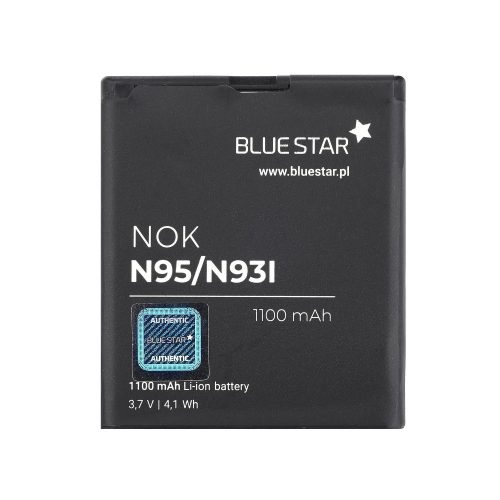 BlueStar Nokia N95/N93i/E65 BL-5F utángyártott akkumulátor 1100mAh