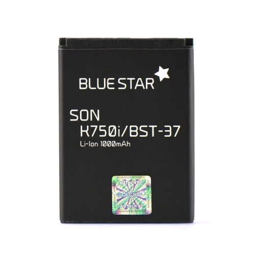 BlueStar Sony Ericsson BST-37 K750i W800 W550i Z300 utángyártott akkumulátor 1000mAh