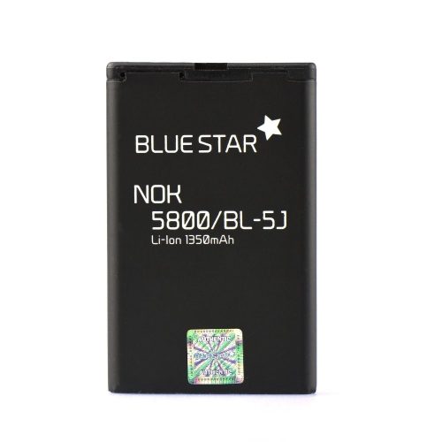 Nokia 5800 XM/C3-00/N900/X6/5230/Lumia 520/525 akkumulátor, BL-5J kompatibilis, 1350mAh, BlueStar