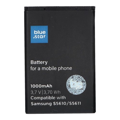 Samsung S5610 S5611 akkumulátor, AB463651BU kompatibilis, 1000mAh, BlueStar