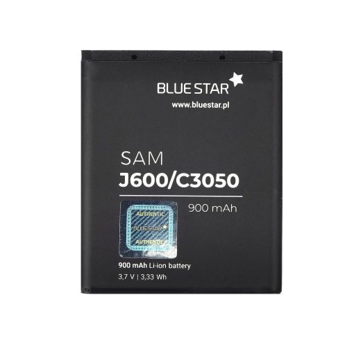 Akkumulátor, Samsung J600 / C3050 / M600  / J750 / S8300 / S7350, AB483640BU kompatibilis akkumulátor, 900mAh, Bluestar