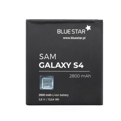 Akkumulátor, Samsung Galaxy S4 SM-i9500, SM-I9505 / S4 Plus SM-I9506, EB-B600BE kompatibilis akkumulátor, 2800mAh, Bluestar