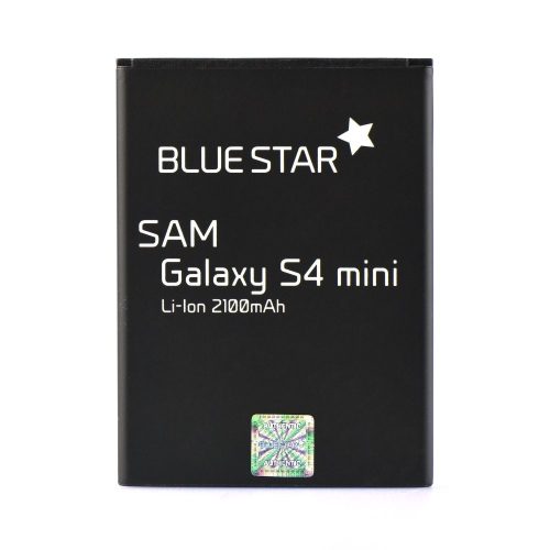 Akkumulátor, Samsung Galaxy S4 Mini SM-I9190, SM-I9195 / Ace4 SM-G357FZ BA500AE EB-B500BEBEC kompatibilis akkumulátor, 2100mAh, Bluestar