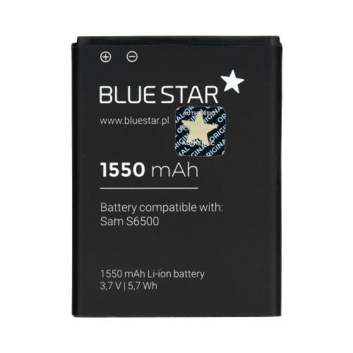 Samsung Galaxy Mini 2 SM-S6500 / Young SM-S6310 / Ace Plus SM-S7500 akkumulátor, EB464358VU kompatibilis, 1550mAh, Bluestar