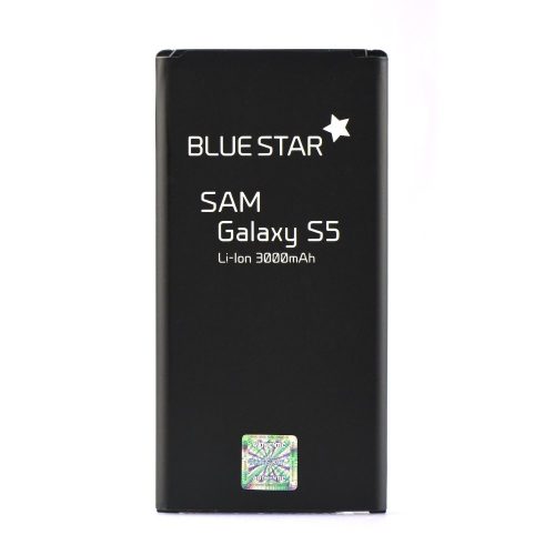 Samsung Galaxy S5 SM-G900, EB-BG900BBE kompatibilis akkumulátor, 3000mAh, BlueStar