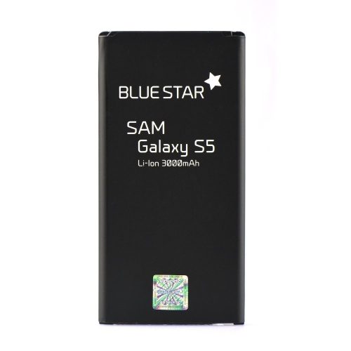 Akkumulátor, Samsung Galaxy S5 SM-G900, EB-BG900BBE kompatibilis akkumulátor, 2800mAh, Bluestar