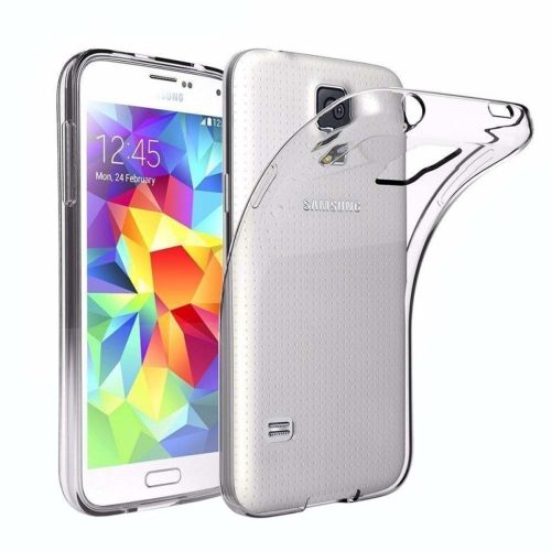 Samsung Galaxy S5 szilikon tok, hátlaptok, telefon tok, vékony, átlátszó, 0.5mm