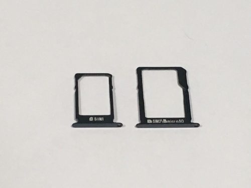 Samsung Galaxy A5 SM-A500 / Galaxy A3 SM-A300 sim tálca, fekete