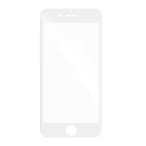   Samsung Galaxy J7 2017 SM-J730 üvegfólia, tempered glass, előlapi, 5D, edzett, hajlított, fehér kerettel