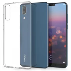   Huawei P20 szilikon tok, hátlaptok, telefon tok, vékony, átlátszó, 0.5mm