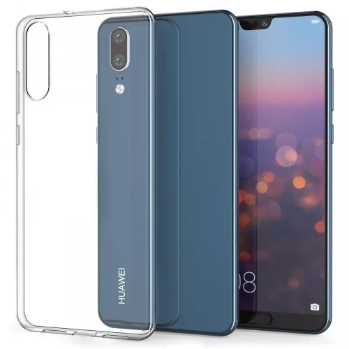 Huawei P20 szilikon tok, hátlaptok, telefon tok, vékony, átlátszó, 0.5mm