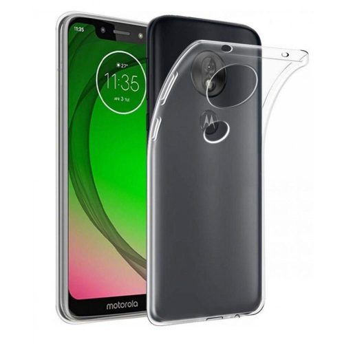 Motorola Moto G6 PLAY szilikon tok, hátlaptok, telefon tok, vékony, átlátszó, 0.5mm
