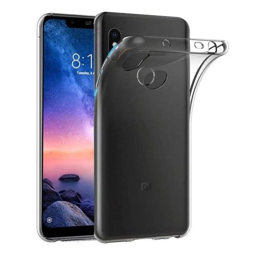 Xiaomi Mi A2 Lite / Redmi 6 Pro szilikon tok, hátlaptok, telefon tok, vékony, átlátszó, 0.5mm