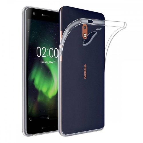 Nokia 2.1 szilikon tok, hátlaptok, telefon tok, ultravékony, átlátszó, 0.3mm