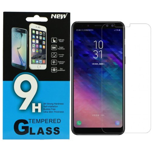 Samsung Galaxy A9 2018 üvegfólia, tempered glass, előlapi, edzett