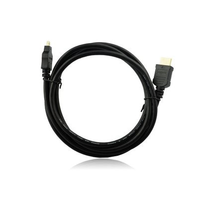 HDMI - A/micro HDMI kábel fekete 1,8m