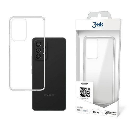 iPhone 13 Pro Max hátlap tok, telefon tok, ütésálló, átlátszó, TPU, 3MK Armor Case