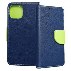   iPhone 11 Pro Max könyvtok, fliptok, telefon tok, bankkártyatartós, mágneszáras, sötétkék-zöld, Fancy