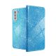 iPhone 11 Pro Max könyvtok, fliptok, telefon tok, bankkártyatartós, mágneszáras, csillámos, kék